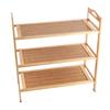 Multi Layer Shoe Rack Thicken Bamboo Large Capacity Durable Shoe Storage Rack for Bedroom Dormitory 3 Layers, 50cm