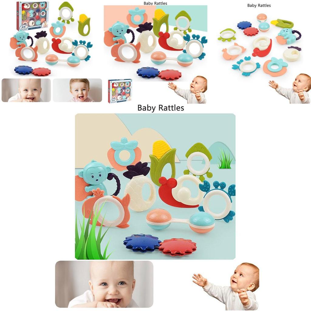 Baby Rattle Gift Set 10 Piece Bundle For Newborns
