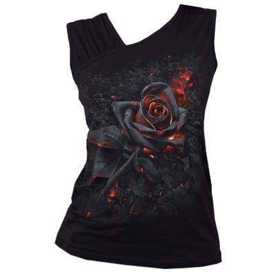 Top senza maniche Spiral Direct da donna/signora Burnt Rose
