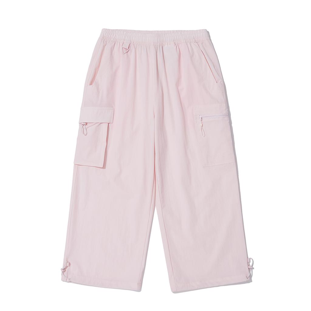 INTERCREW Women'S Zipper-Point 3/4 Pants L Pink Itz2Pm53Alp