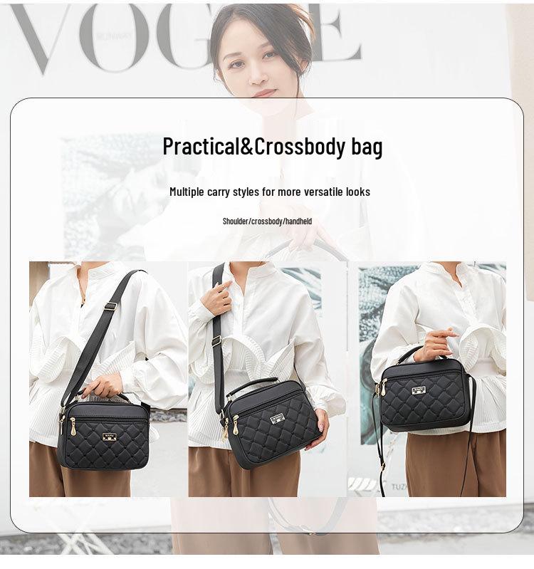 Women's Spring Fashion Crossbody & Shoulder Bag - 2025 New Design, Small Square Handbag