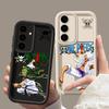 One Pieces Luffy Zoro Cartoon Phone Case For Samsung S26 S25 S24 S23 S21 S20 Ultra For Galaxy S25 S24 FE S26 Plus Silicone Cover