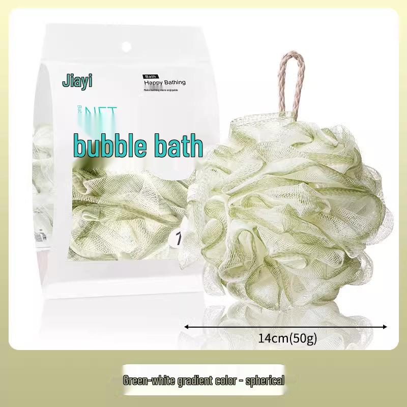 Super Soft Colorful XL Bath Flower Ball - Durable, Individually Packaged, Non-Fall Foam for Bath Use