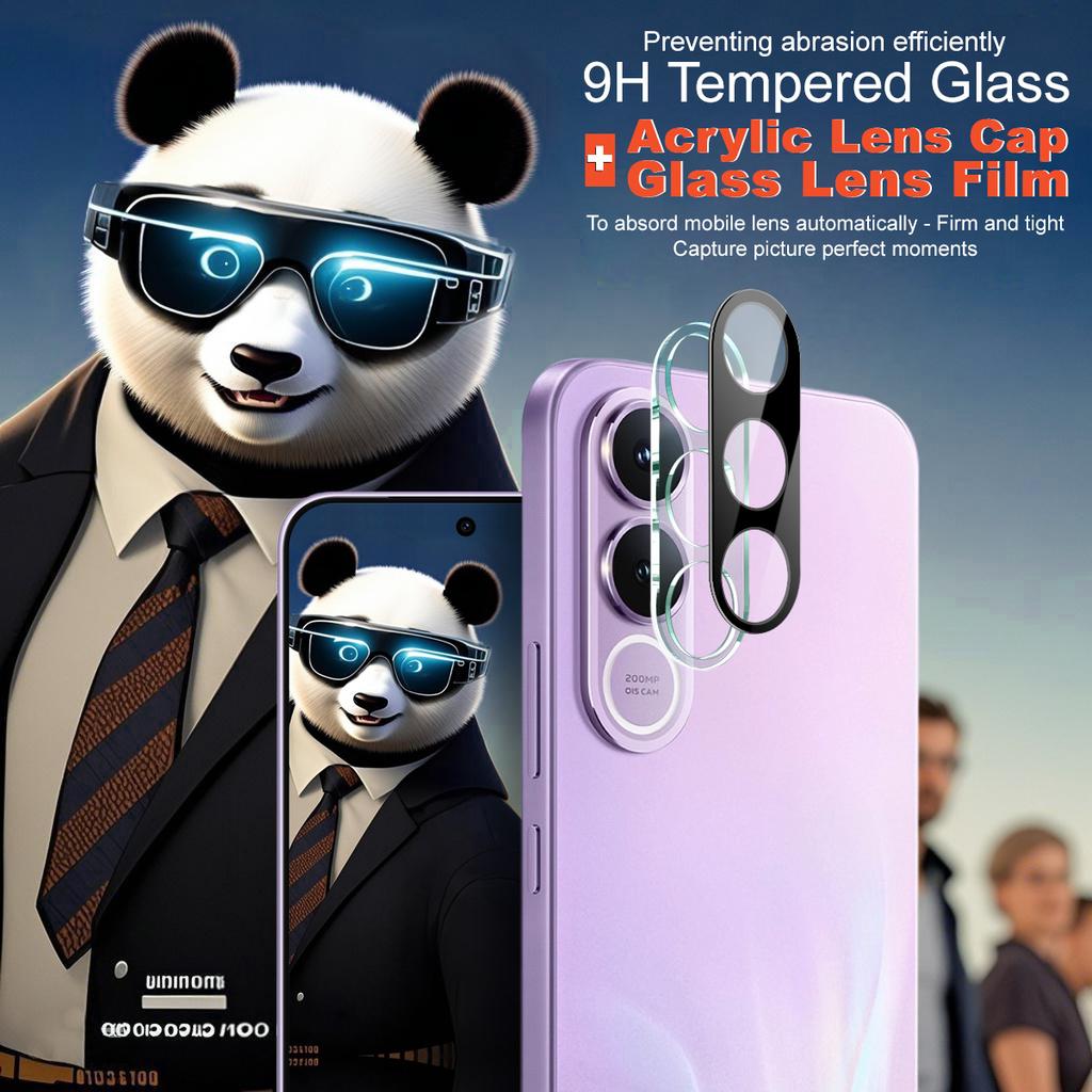 For Vivo V70 FE 5G Glass IMAK High Definition Integrated Glass Lens Film Black Version