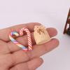 Realistic Dollhouses Candy Display Shelf Pastries Resin Structure Compatible With Miniature Furniture