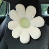 Cute Flower Car Neck Pillow Cushion Soft Car Headrest Waist Pillow Safety Seat Belt Shoulder Pad Car Accessories for Girls Women