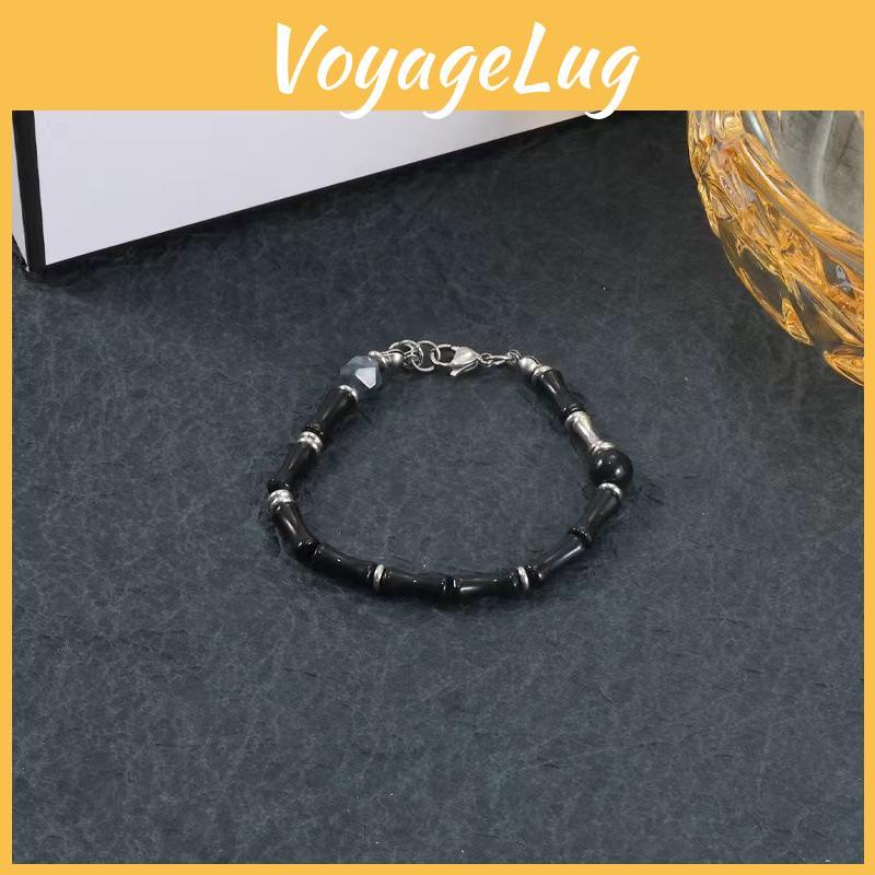 Unique Design Fashion Bracelet For Travel Souvenirs Elegant Black Style Bamboo