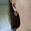 Silver Earrings with Citrine Nano 8.005ct (2190011)