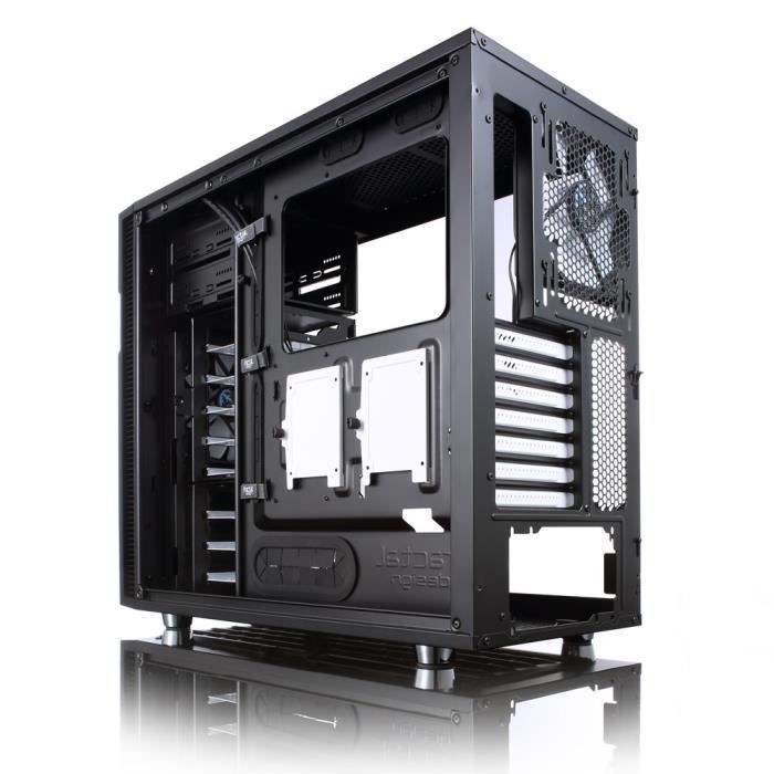 Fractal design boitier pc define r5 - moyen tour - noir - format atx (fd-ca-def-r5-bk)