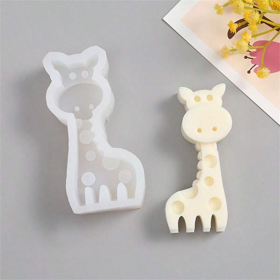 Owl, Elephant, Giraffe, Dinosaur Aromatherapy Candle Mold, DIY Animal Diffuser Stone Plaster Silicone Mold