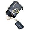 Seiwa Car Accessories Hello Kitty Key Case KT532 Smart Key Plus Card Storage B&G Black Gold HELLO KITTY