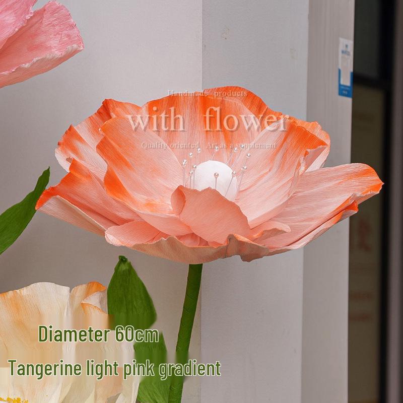 Хит продаж: Гигантский бумажный мак, цветок для свадеб и мероприятий