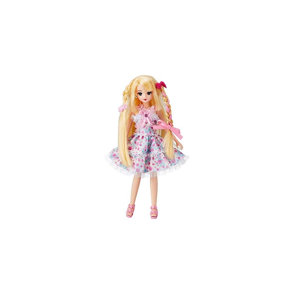 Licca-chan Doll Aqua Curl Misaki 30cm Collectible Toy with Fashion Accessories