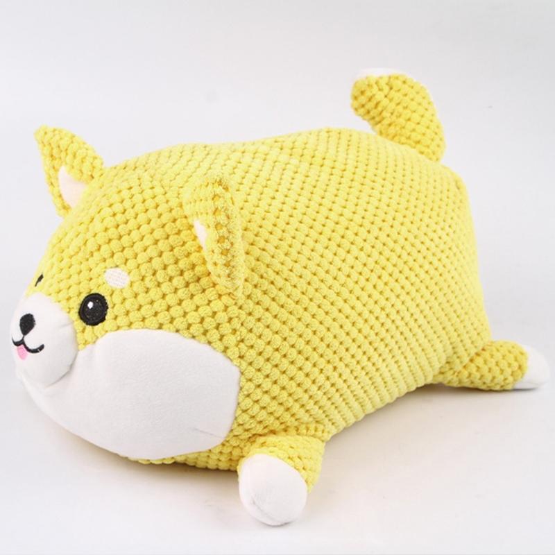 Participatory fleece Dog Toy Featuring Built in Squeaker Promoting Chew Resistant Fun and Teeth Health for Small to Average Breeds Ensuring Safe Play