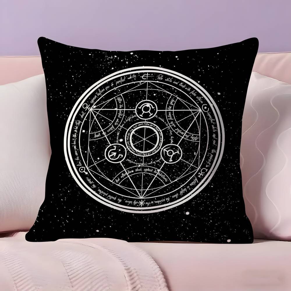 F-Fullmetal A-Alchemist Pillow Case  Ultra Soft Skin Friendly Fabric Cloud Like Comfort & Concealed Zipper