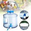 7.5L Water Storage Carrier Leakproof Water Storage Container Large Capacity Drinking Water Bucket with Faucet for Camping Picnic