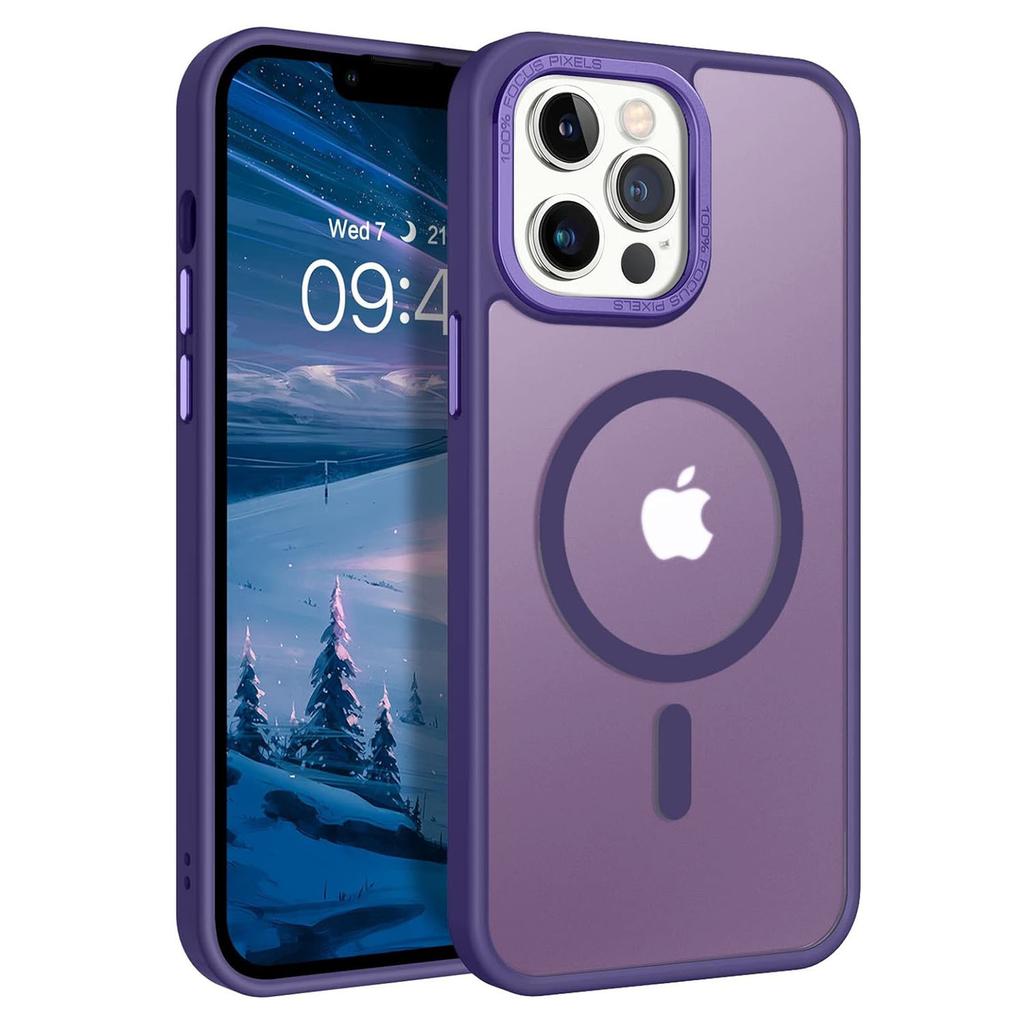 Model Nou Potrivit pentru Carcasă Magnetică Apple 15 IPhone 14 Spray Ulei Senzorial la Piele 16 Carcasă Mată Anti-cădere 11 Carcasă de Protecție