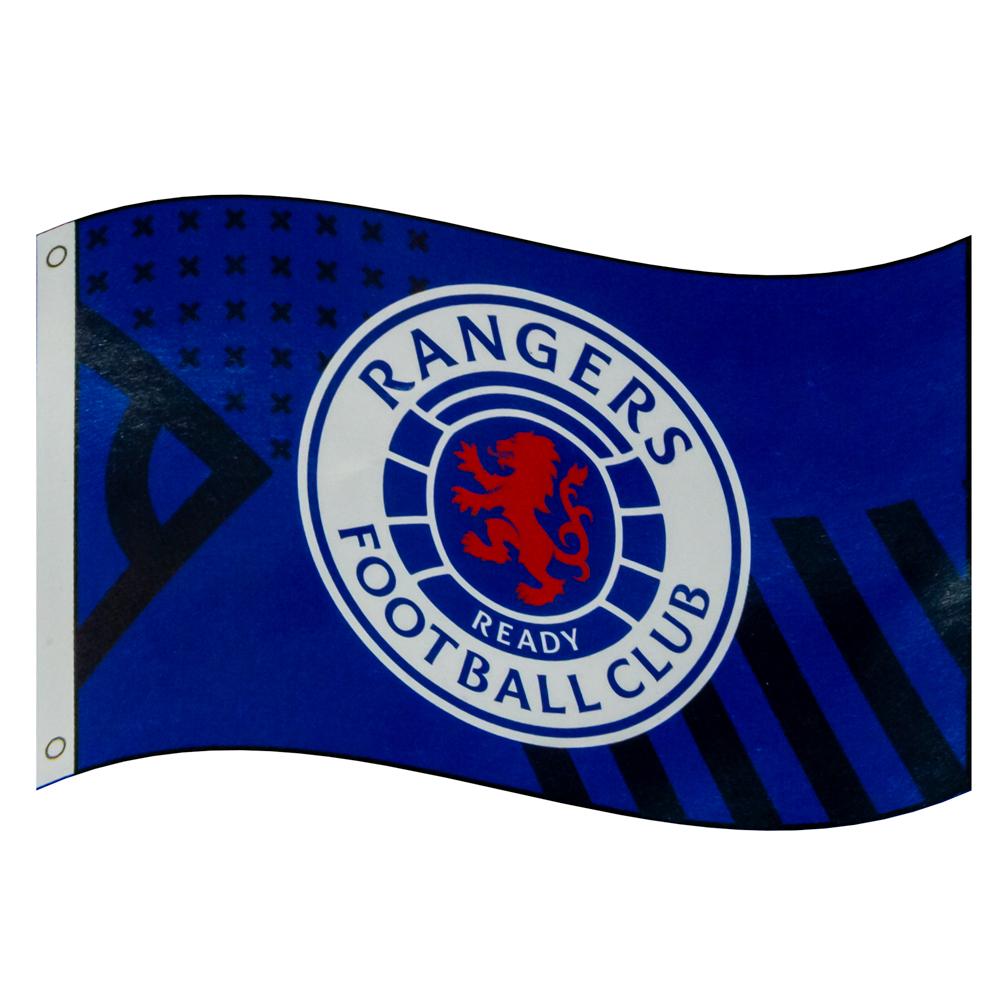 Rangers FC Classic Crest Flag