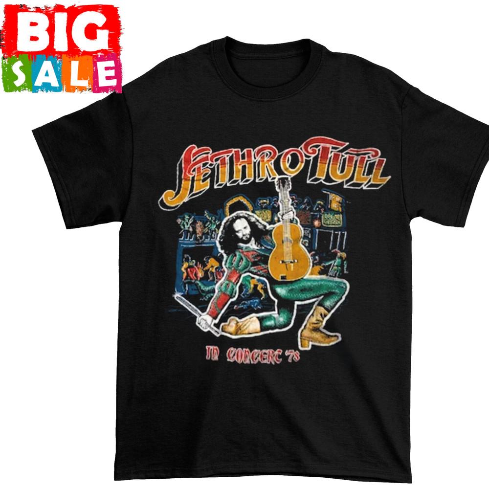 

New Jethro Tull Tee 1978 Shirt Black All size T-Shirt S-234XL E091 Unisex T-Shirt XXXL