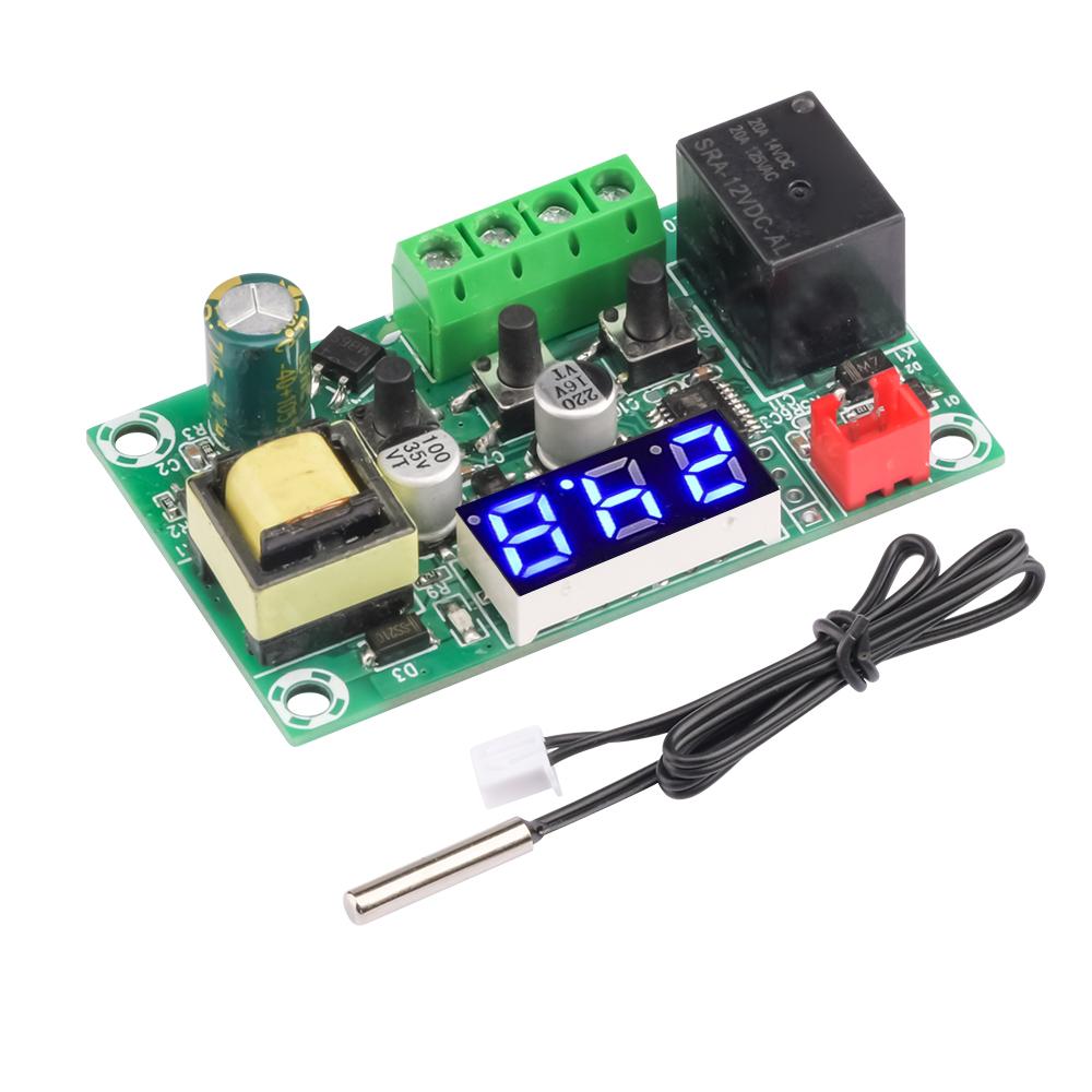 DC5V/12V/24V AC110-220V W1209 LED Digital Constant Temperature Controller Thermometer Switch Module Waterproof NTC Sensor