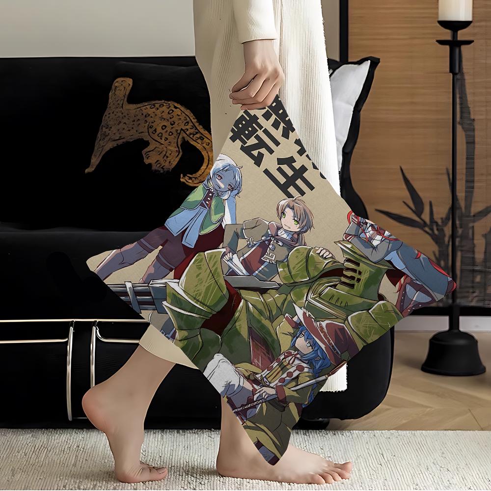 Classic Anime Mushoku Tensei Maple Design Cushion Cover Happy Autumn Harvest Decor Holiday Decorati Pillow Cover
