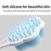 Long Handle Shower Massage Brushes Silicone Bathroom Back Scrubber  Remove Exfoliating