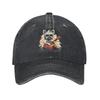 Funny Yorkshire Terrier Lover Dog Unisex Baseball Caps  Distressed Denim Caps Hat Outdoor All Seasons Travel Adjustable Sun Cap
