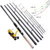 Feeder Fishing Rod and Fishing Reel Portable Fishing Rod Feel Full Kit for Bass Carp Outdoor Fishing