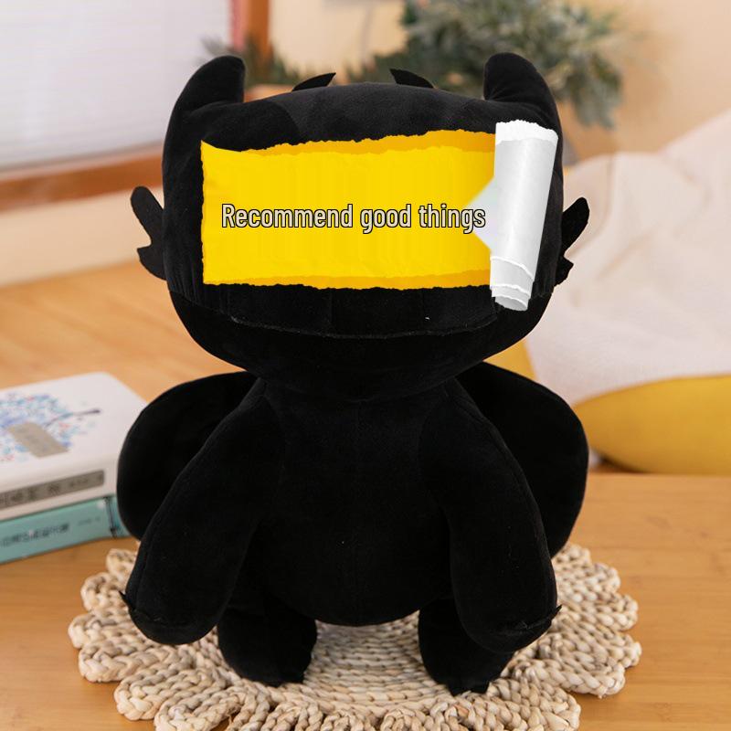 Набір м'яких іграшок «Чорно-білий дракон»: М'які іграшки Світла Лють та Нічна Лють