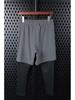 Men's Quick-Dry Stretch Basketball Training Pants - Fake Two-Piece, Lightweight, for Running & Fitness (Spring, Summer, Autumn)