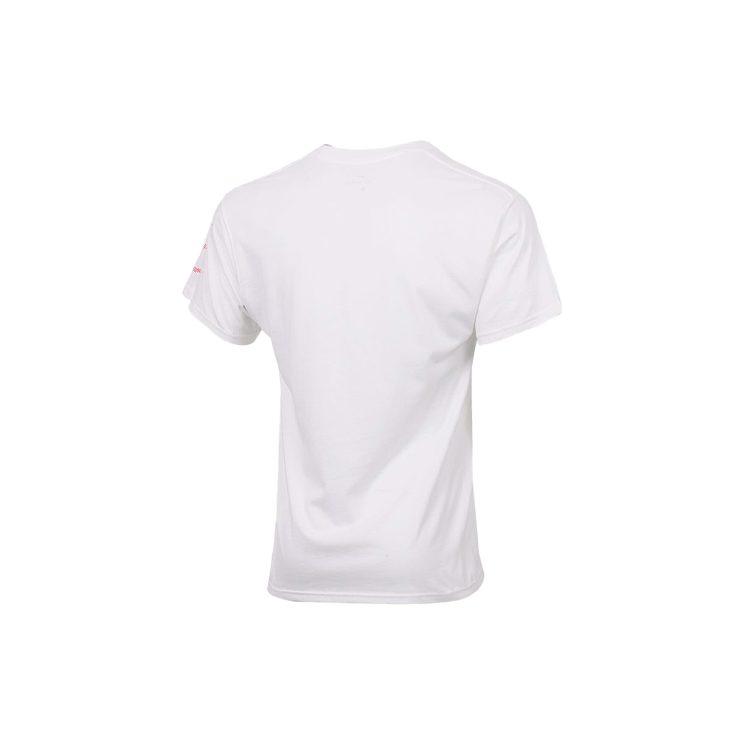 Nike T Shirts Men's White Crew Neck Moderate Straight Fit CW0376-100