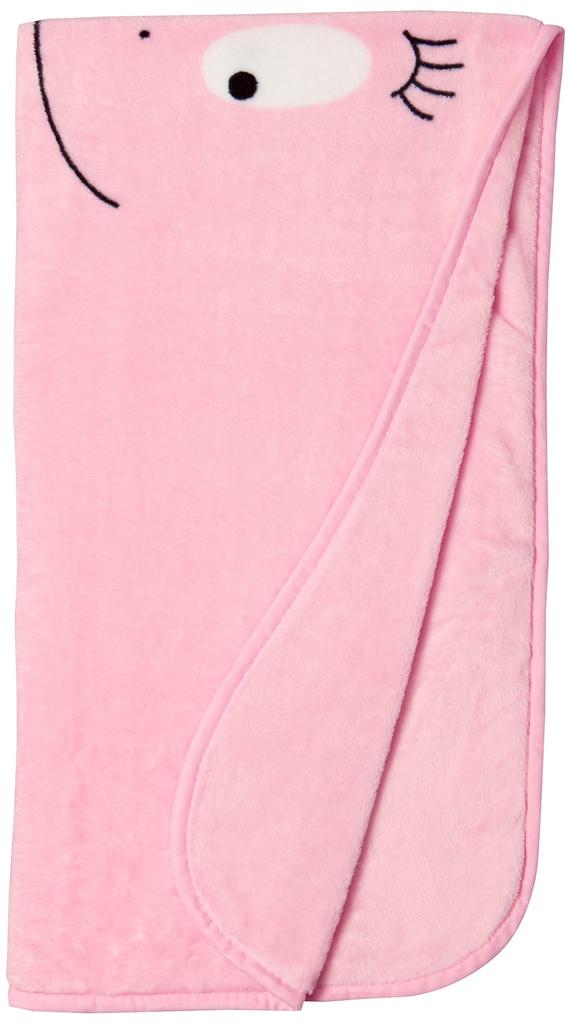 Marushin Long with Storage H80 X Cold Weather Character 5525001200 Blanket, Barbapapa, Warm, Bag, Compact, W150cm, Cute, Fluffy, Stylish, Item,