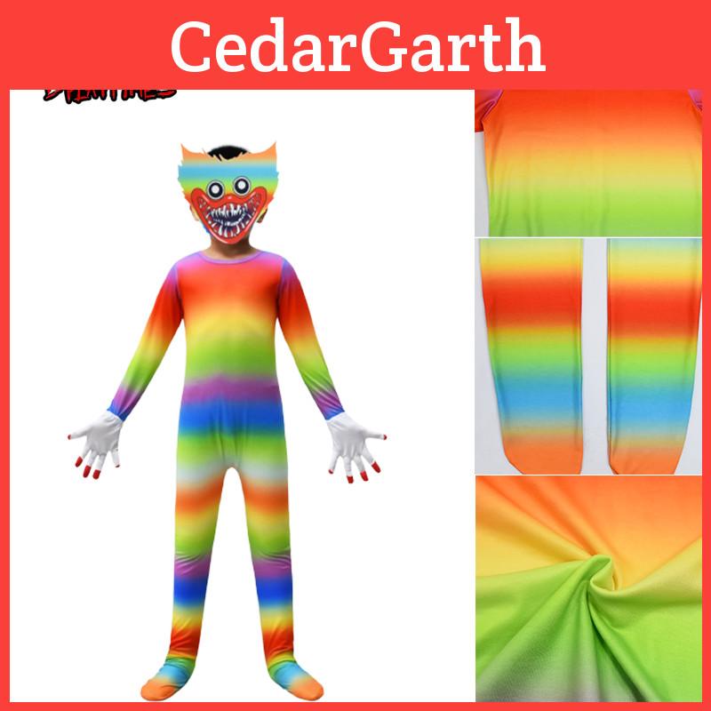 Kids' Fun Polyester Huggy Wuggy Cosplay Costume Suit