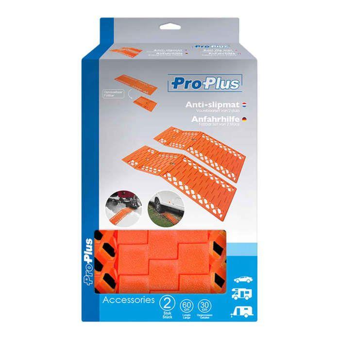 ProPlus Ensemble de 2 tapis de traction pliables 360835 404047