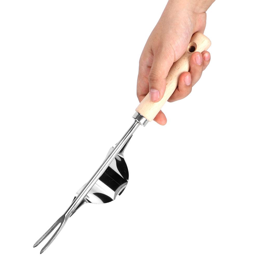 Portable Stainless Steel Weeding Tool Garden Weeder Remover Removing Tool for Thistle Root