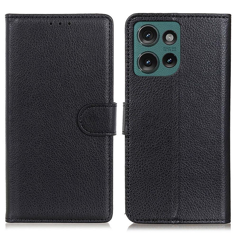 For Motorola Edge 50 Neo 5G/Moto S50 5G/Thinkphone 25 5G Wallet Case PU Leather Phone Cover Litchi Texture