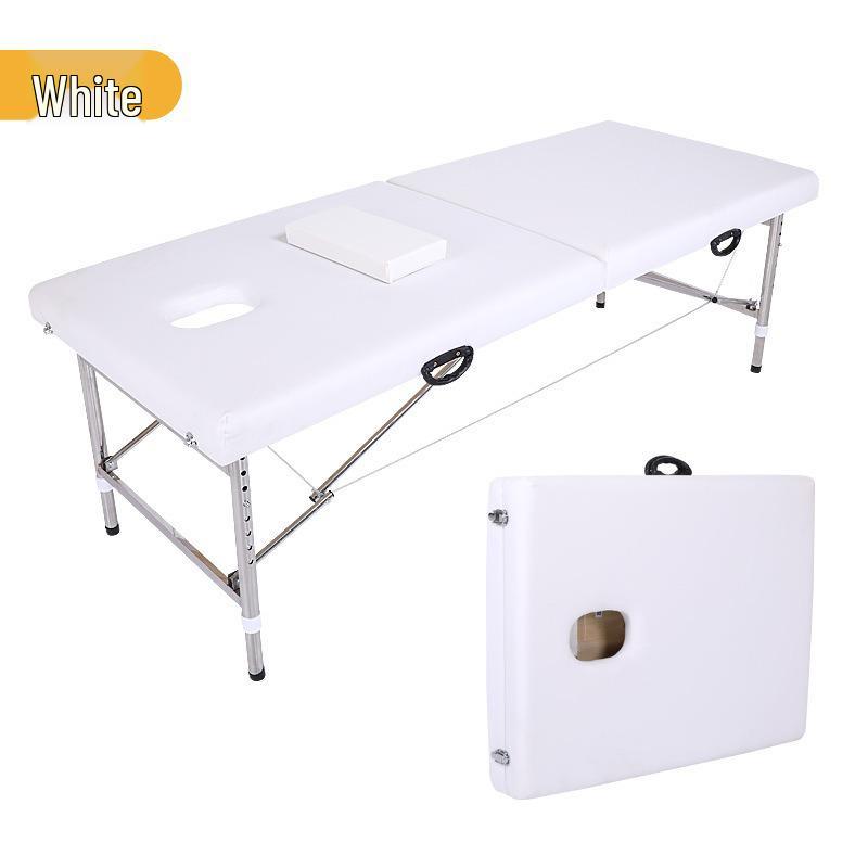 Handheld Multifunction Portable Folding Massage Bed - Reinforced Double Bar Beauty, Tuina & Moxibustion Bed
