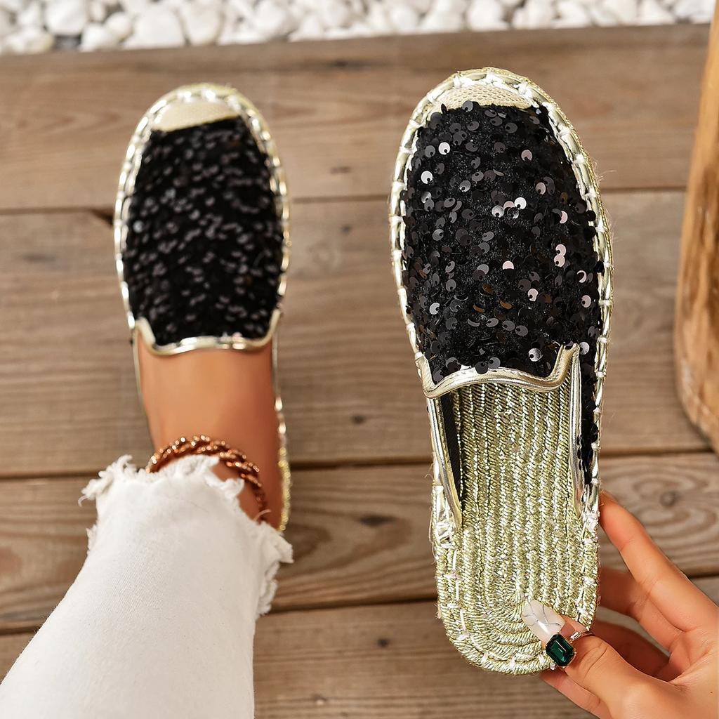 Fashion Women Flats Casual Slippers Fashion Weave Shoes Breathable Slippers Designer Platform Shoes 2025 Autumn New Shoes for Women