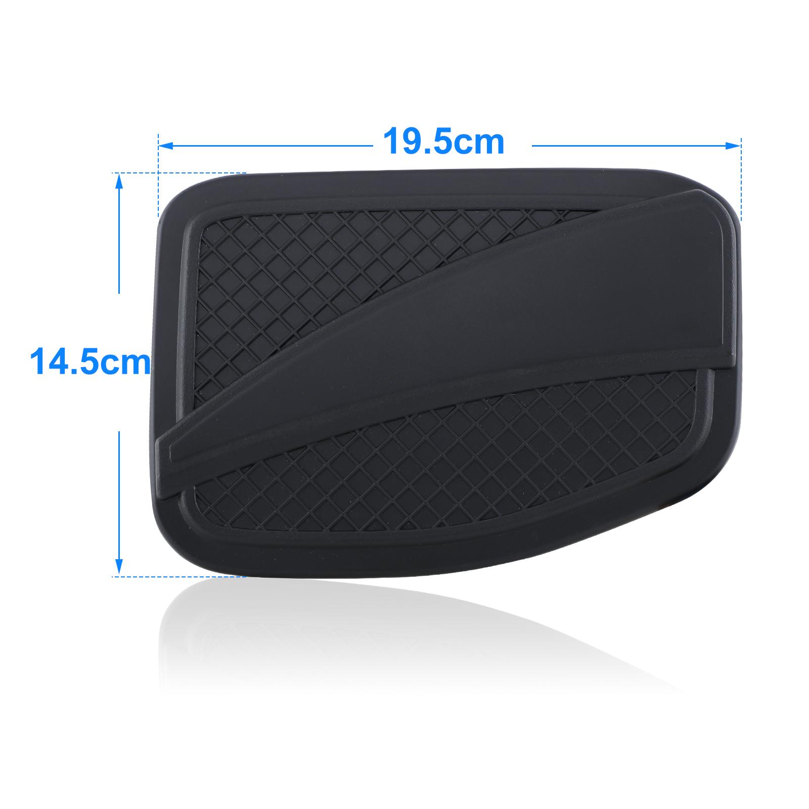 Per Ford Ranger T6 T8 2012-2025 Coperchio Esterno Serbatoio Carburante Olio Benzina Nero Opaco ABS Sportellino Riempimento Portiera Tappo Accessori Wi