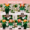 Unique Green Leaf Festival Decorative Dolls For Celebrating St Patrick's Day In Style
