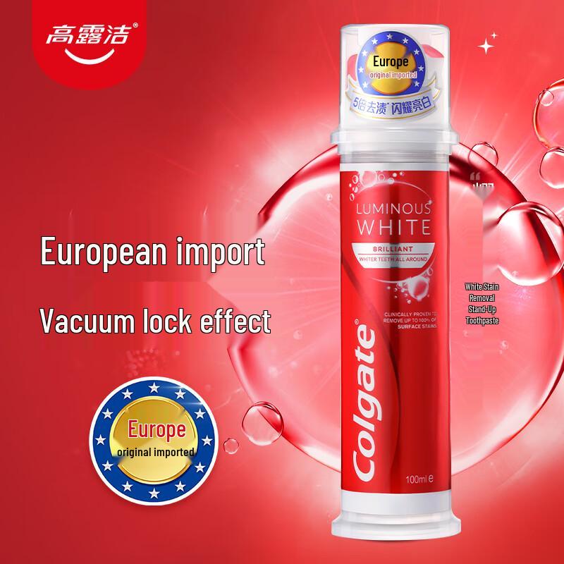 

Colgate Whitening & Stain Removal Toothpaste with Pump, 100ml