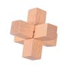 Wooden Luban Lock Easy Fun Learn Kids Brain Teaser Puzzles Educational Toys Logic Skill Development IQ Test Challenge