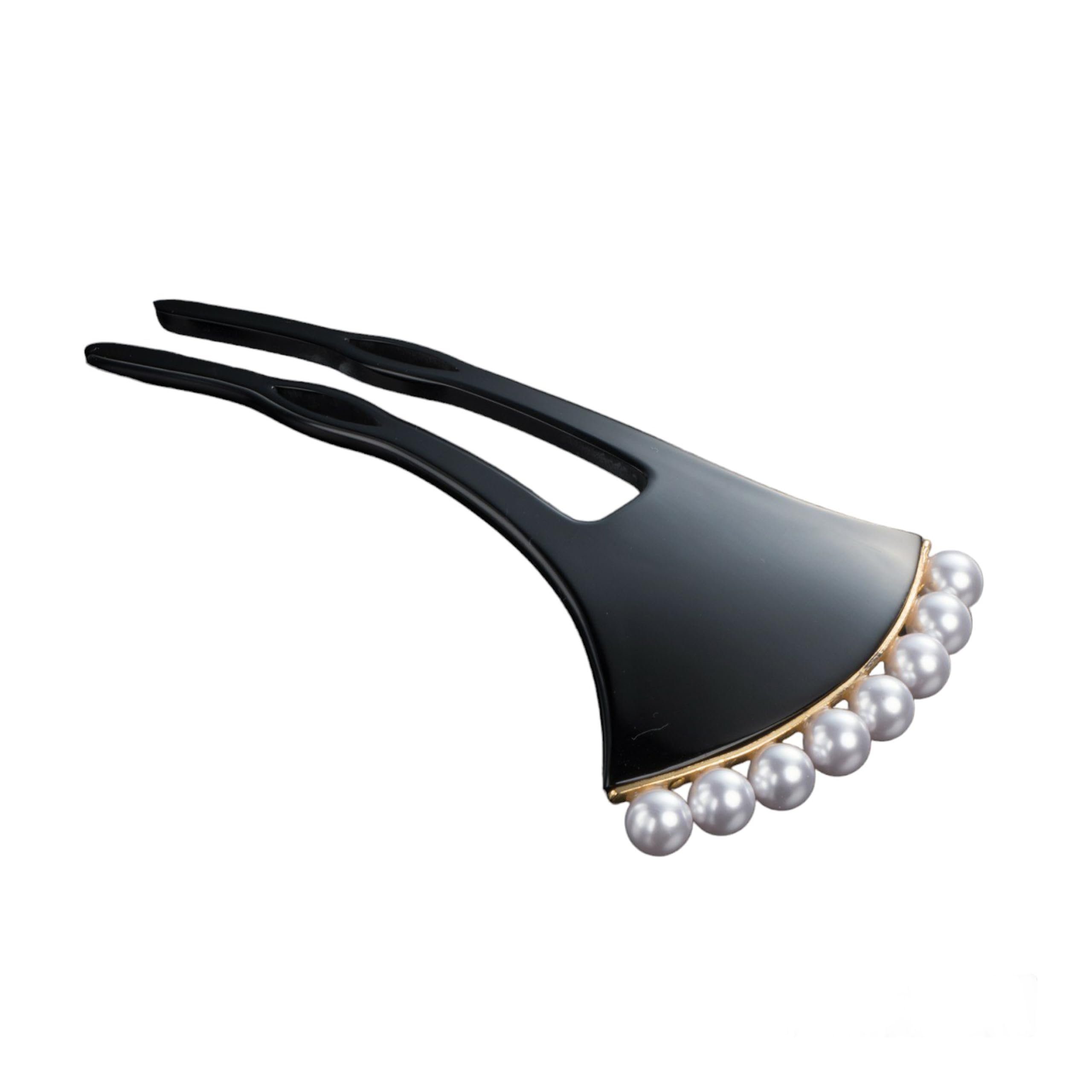 

Pearl Hairpin Hair for Entrance and Graduation Kimono Hair Ornament [Sanbi] Ginkgo-Shaped [Small] Ornament, Kanzashi, Ginkgo-Shaped, Ceremonies,