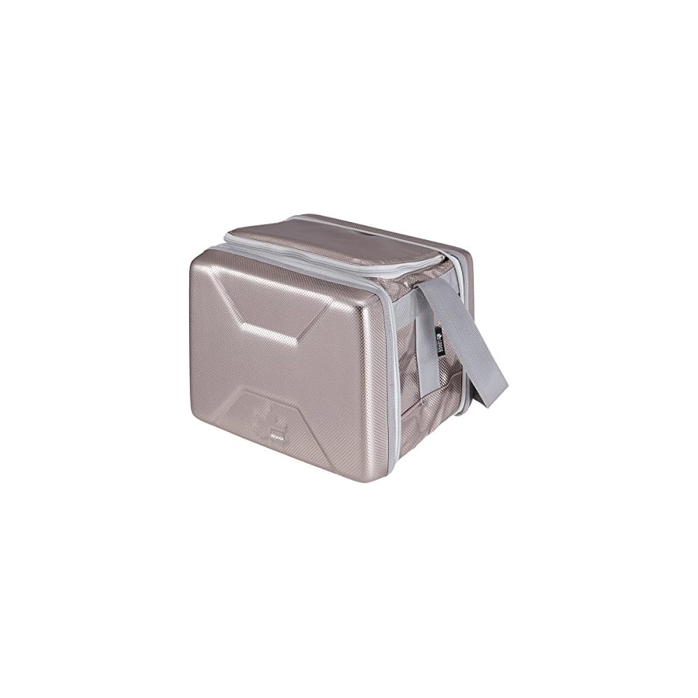 LOGOS Hyper Ice Cooler Bag, Medium Size (81670070), Silver, Foldable Cooler Box, Disaster Preparedness