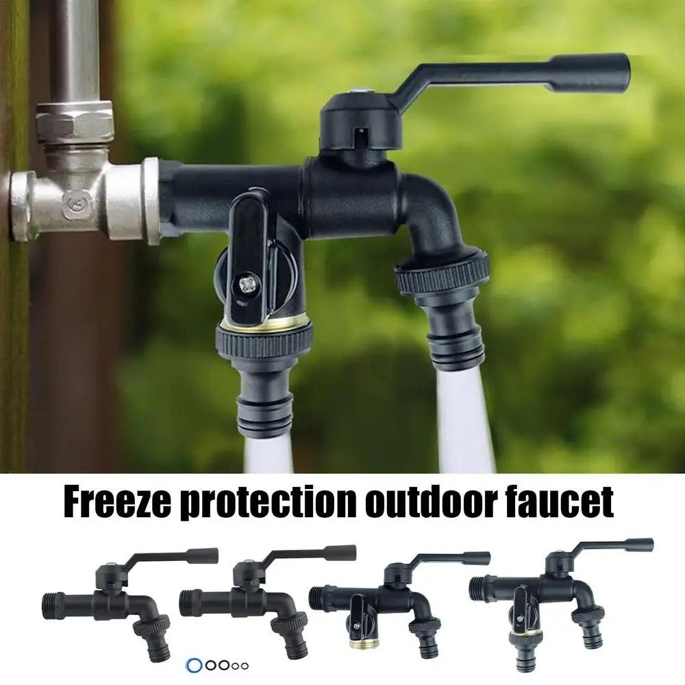 All Copper Tap Water Faucet 4/6/8 Points One Into One Out Valve Switch Garden Irrigation Thread Tank Tap Connector