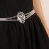New Women's Lion Head Metal Chain Punk Belt Women's Heavy Industry Waist Chain