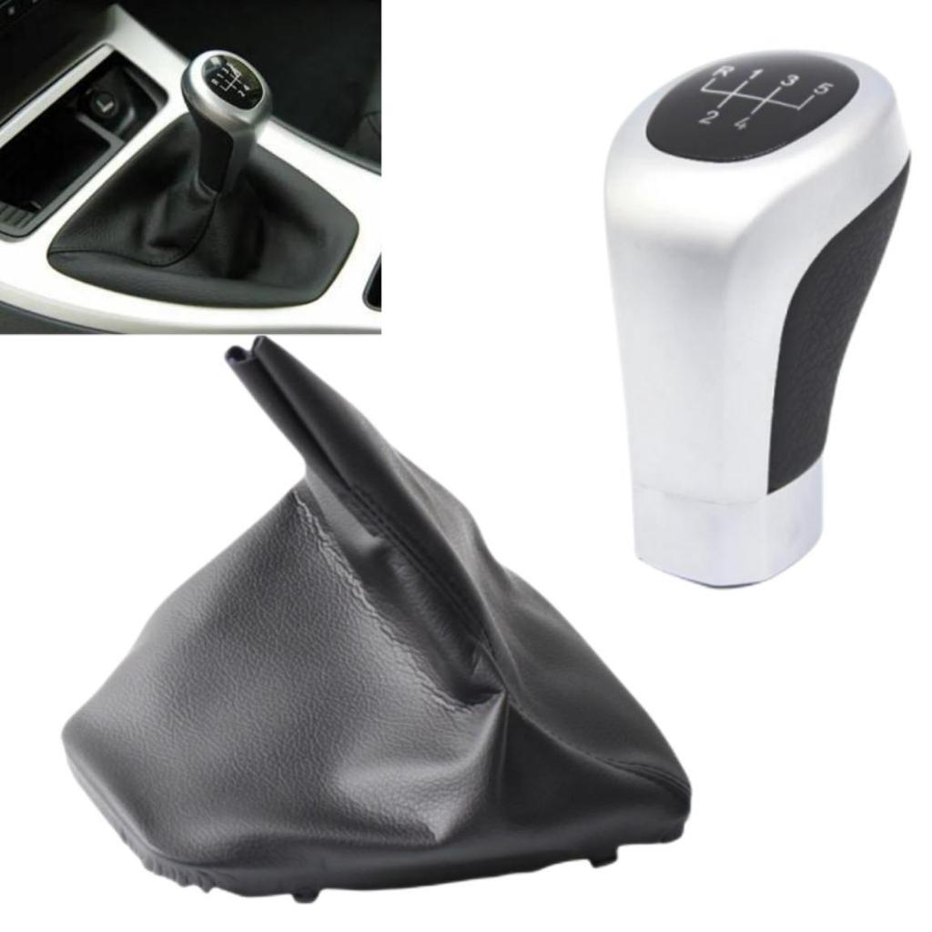 Left Dtriver Gear Shift Knob Shifter Lever Stick Gaiter Boot Cover Cars Accessories for BMW 3 Series E90 E91 E92 E93 2005-2012