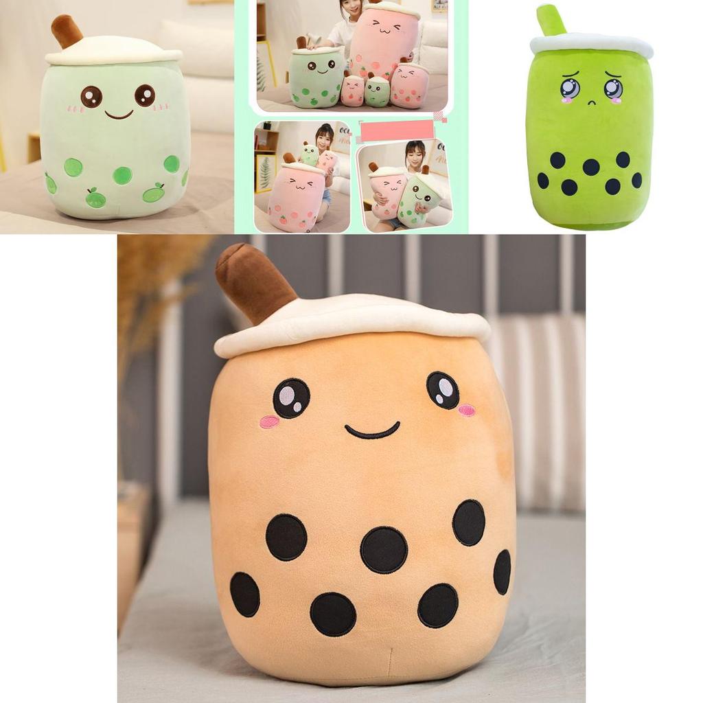 Süßes Bubble Tea Boba Tasse Plüschkissen Kissen Ideal für Geschenke und Spielzeit
