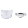 Large Capacity Salad Spinner Transparent Black Salad Washer  Vegetables and Fruits