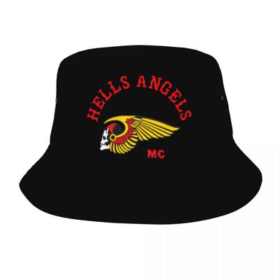 Dámske unisex Bob Hat Motorcycle Club Hell Angel Beach Hatwear Ľahká outdoorová rybárska čiapka Ispoti darčeky k narodeninám
